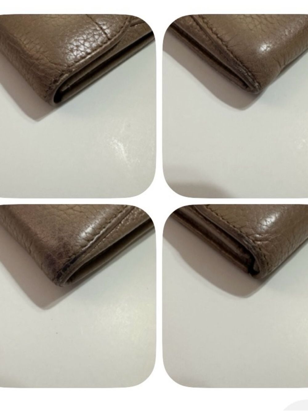 SALVATORE FERRAGAMO TAN LEATHER GANCINI CONTINENTAL WALLET MADE IN ITALY - Picture 13 of 15